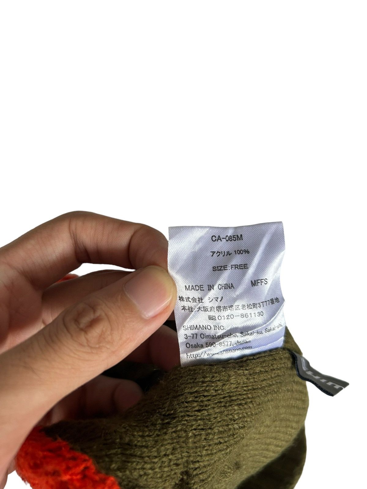 Japanese Brand Shimano Orange Japanese Brand Knitted Hats Size ONE SIZE - 9 Thumbnail