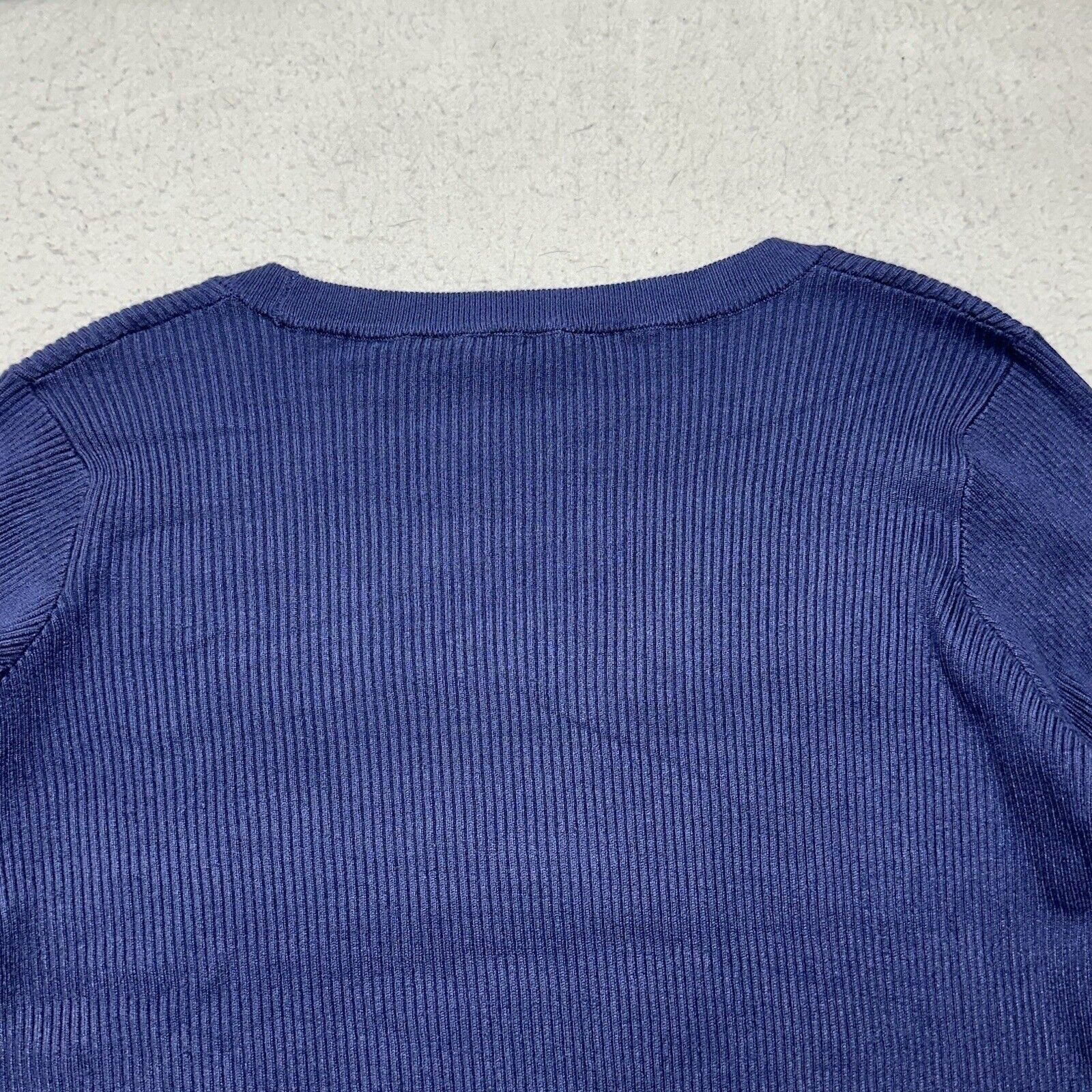 Other Ophelia Roe 3X Scoop Neck Ribbed Stretch Sweater Navy Size 3XL / US 20-22 - 11 Thumbnail