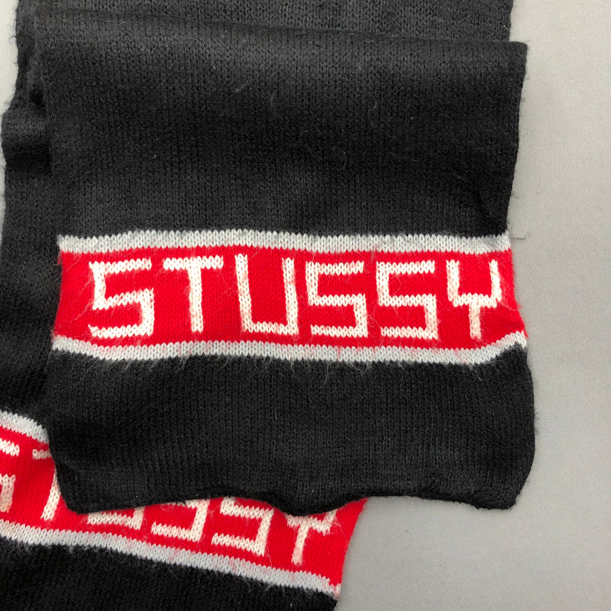 Stussy Vintage Stussy Scarf Muffler Wool Cashmere Scarves Size ONE SIZE - 5 Thumbnail