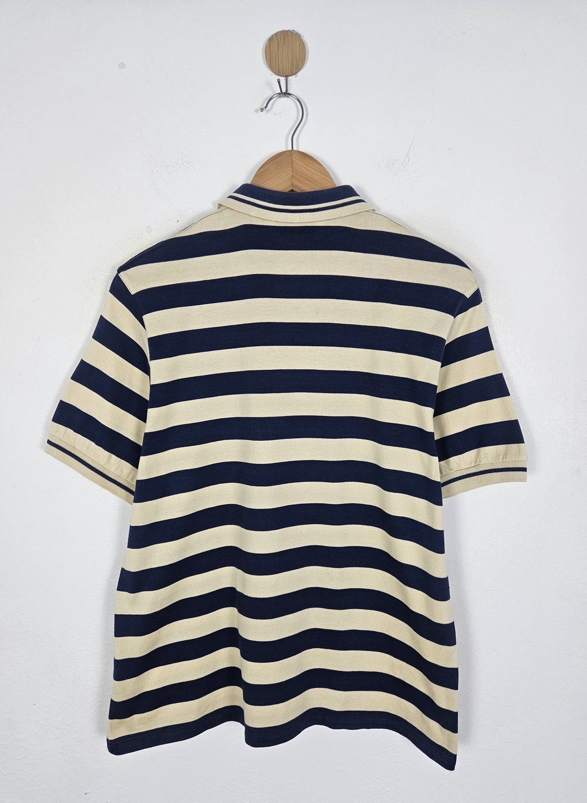 Christian Dior Monsieur Vintage Christian Dior Sports polo stripe shirt Size US L / EU 52-54 / 3 - 3 Thumbnail