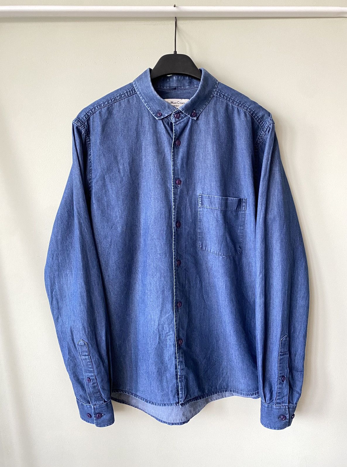 YMC You Must Create denim style ls shirt YMC Size US S / EU 44-46 / 1 - 1 Thumbnail