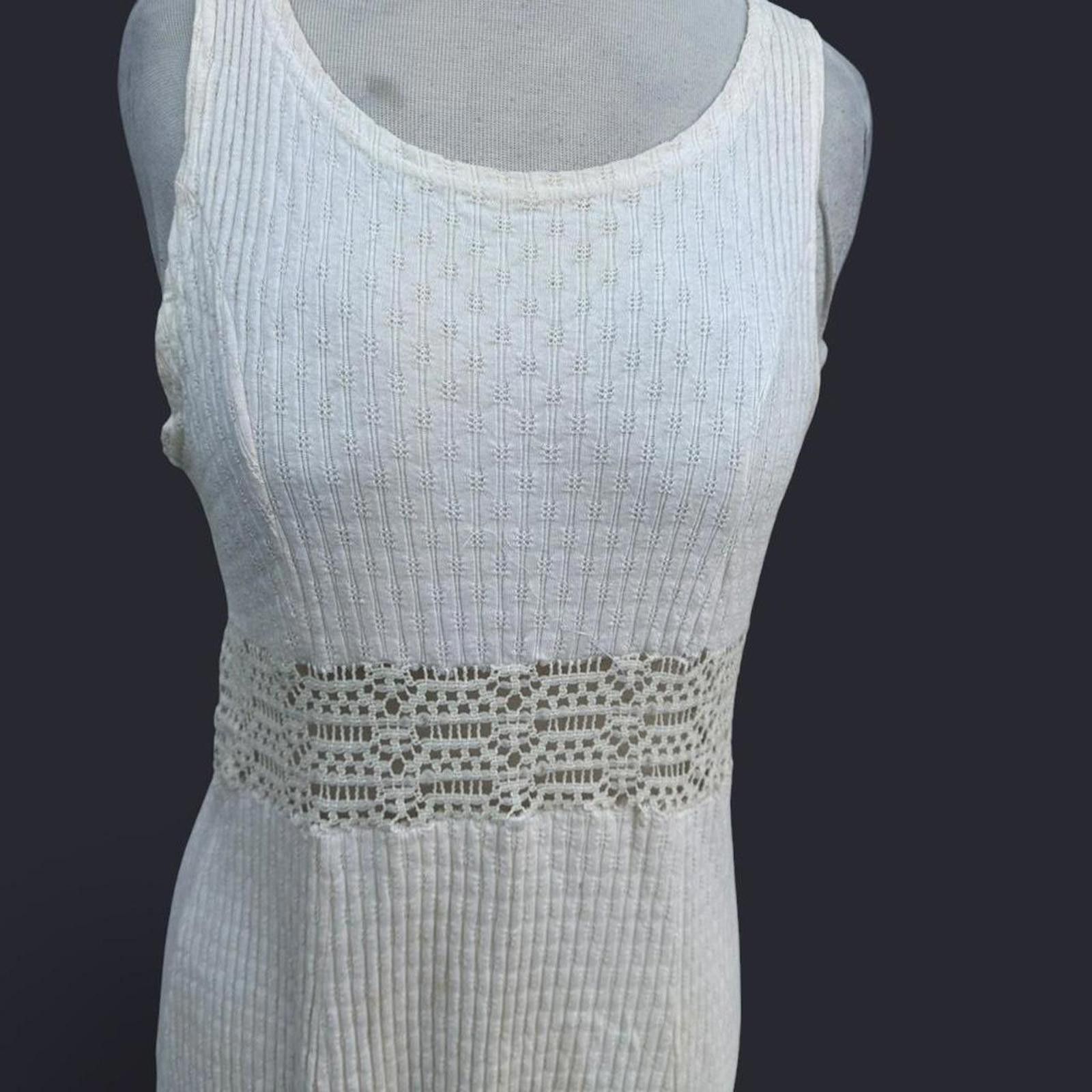 Other 1980s white cottondress with a boho vibe dress #lacedress Size S / US 4 / IT 40 - 2 Thumbnail
