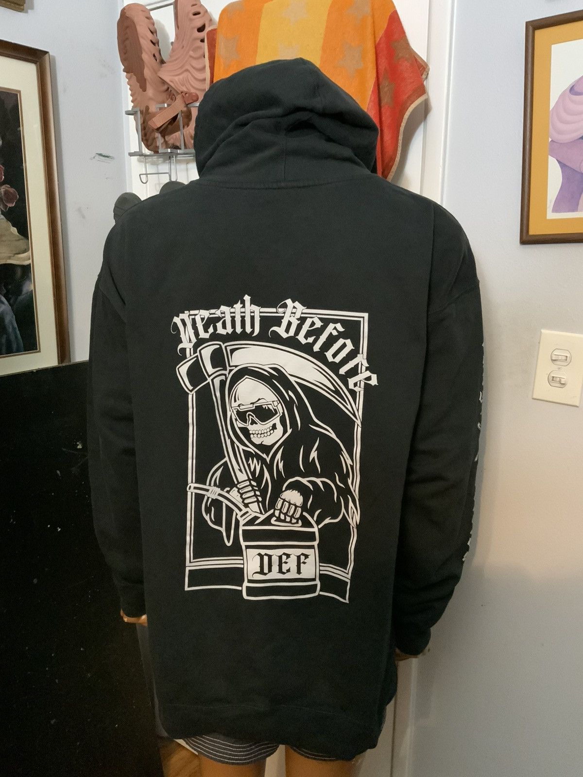 Other Fully Deleted Death Before DEF Grim Reaper Diesel Hoodie Size US XXL / EU 58 / 5 - 9 Thumbnail