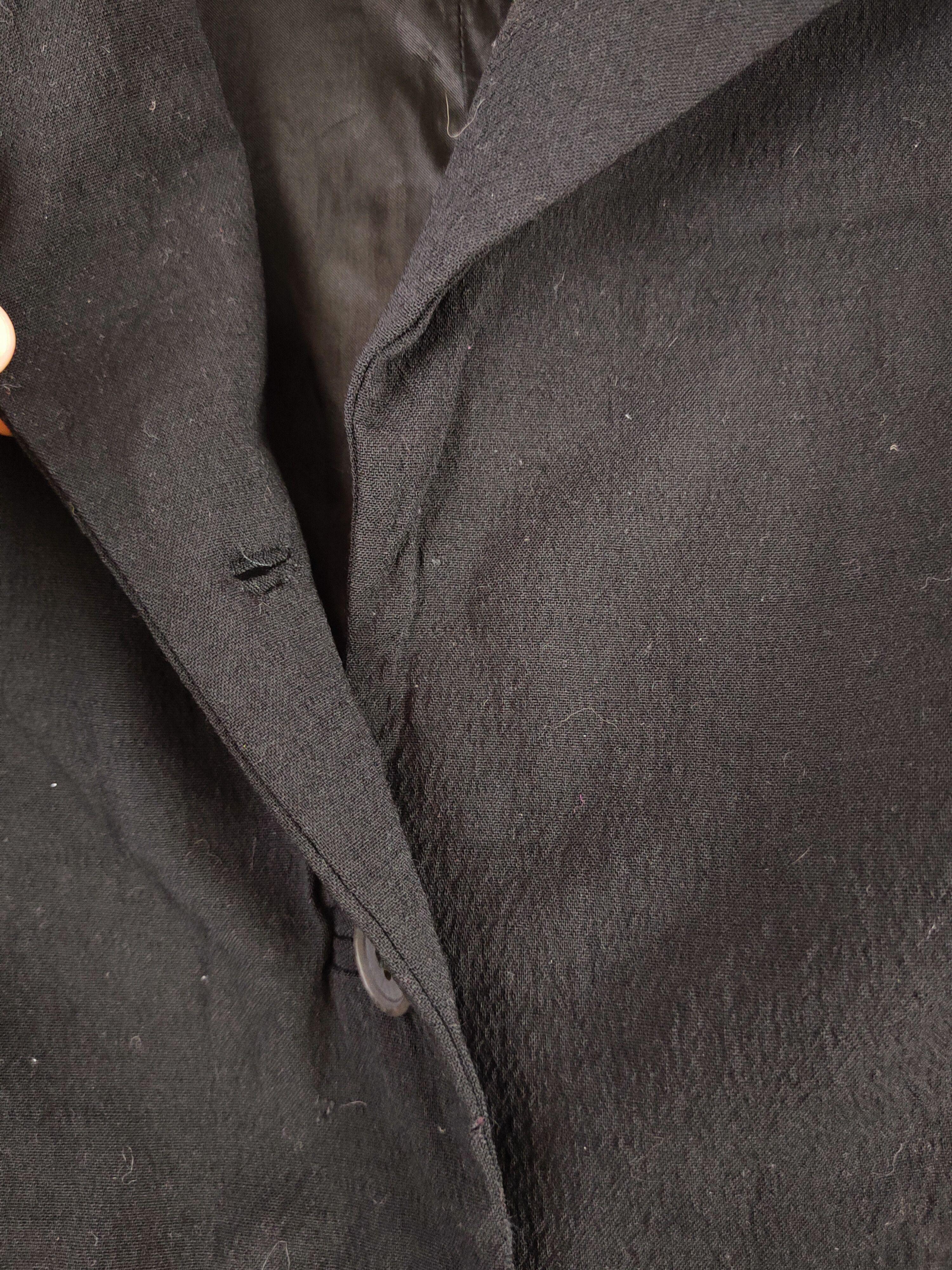 Japanese Brand × Vintage Japan ripped distressed Black Crop Top Blazers #W585 Size S / US 4 / IT 40 - 3 Thumbnail