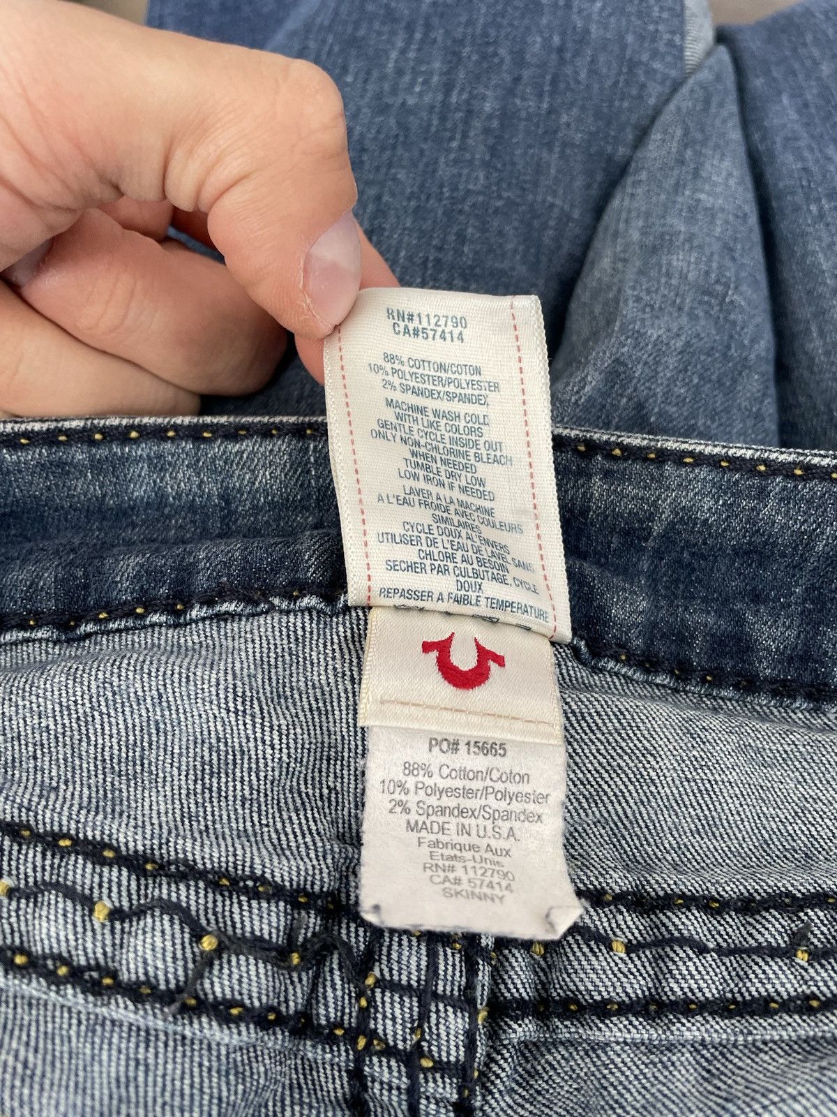 True Religion × Vintage True Religion Vintage Y2k Denim Jeans Trousers Pants Swag Size 25" / US 0 / IT 36 - 11 Thumbnail