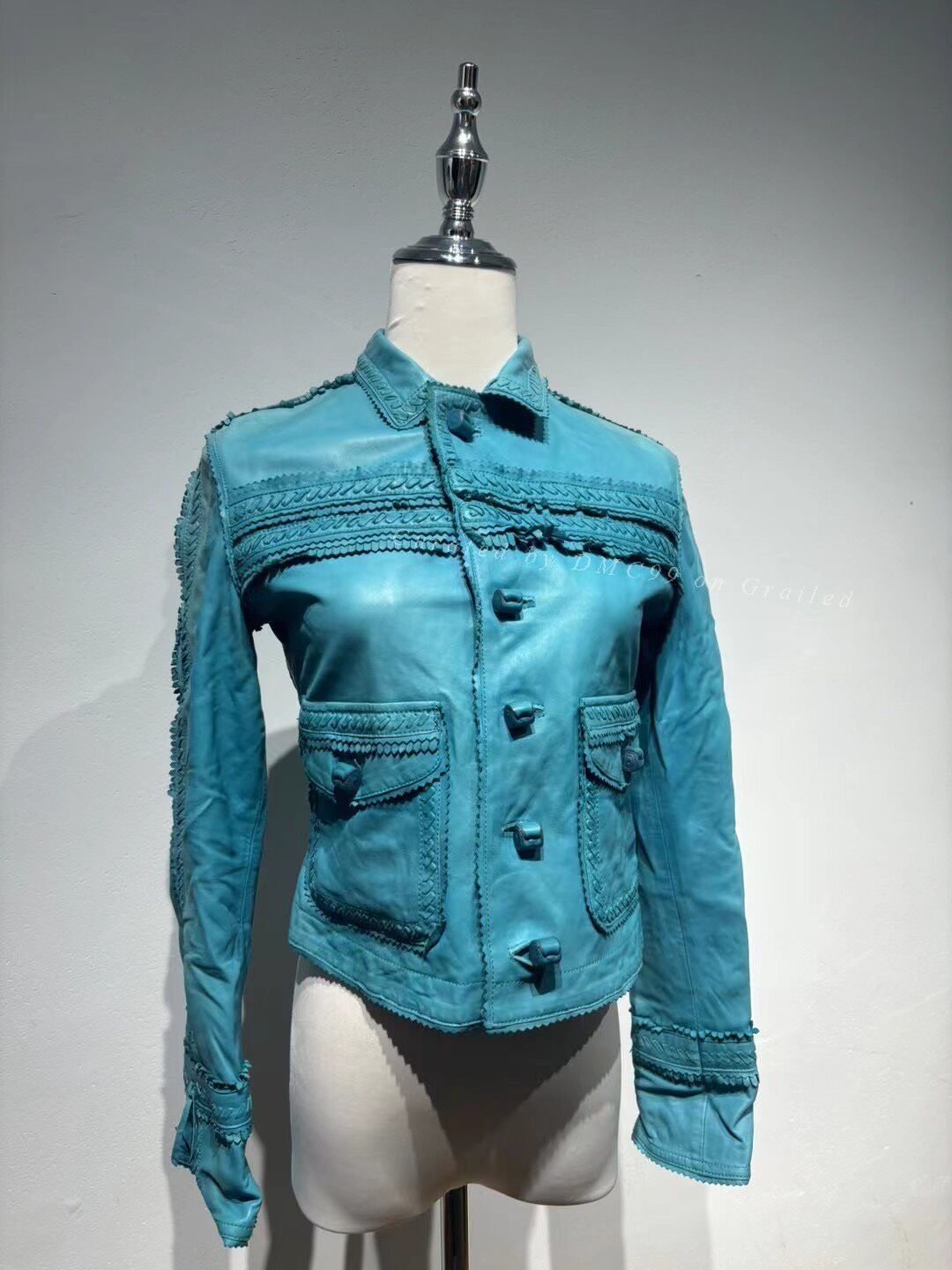 Ralph Lauren Ralph Lauren Carved Western Leather Jacket Size XS / US 0-2 / IT 36-38 - 1 Thumbnail