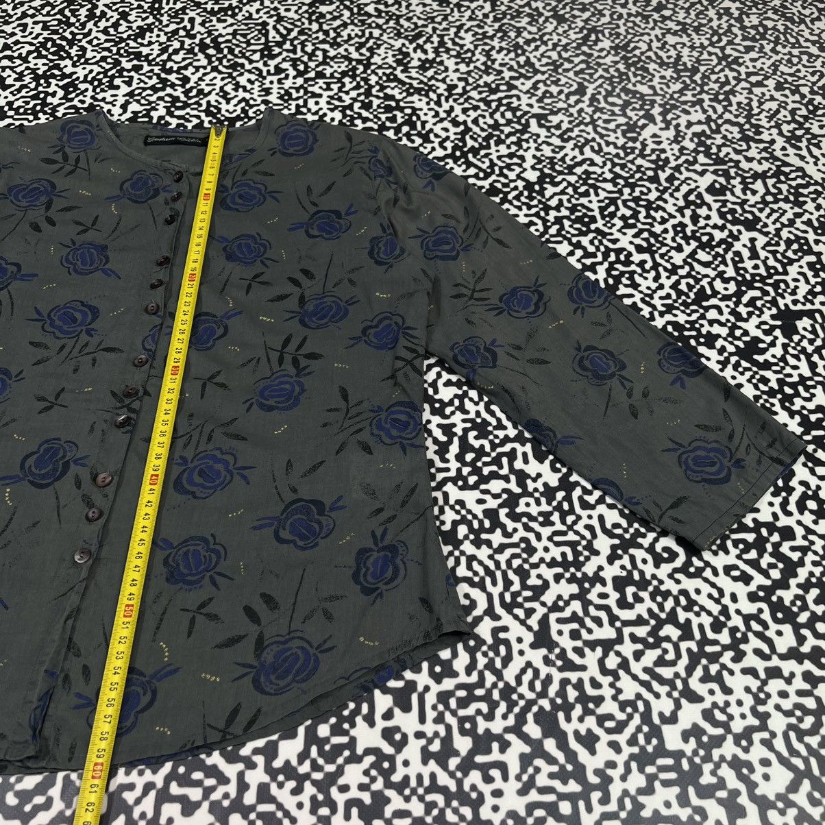 Gudrun Sjoden Gudrun Sjoden Floral Monogram Retro Shirt Casual Style Size M / US 6-8 / IT 42-44 - 14 Thumbnail