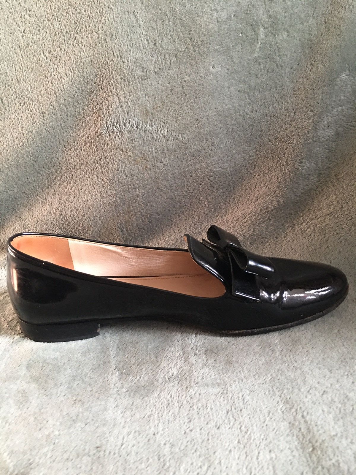 Prada Prada Black Patent Leather Bow Flats Loafers Size EU 37 Size US 7 / IT 37 - 11 Thumbnail