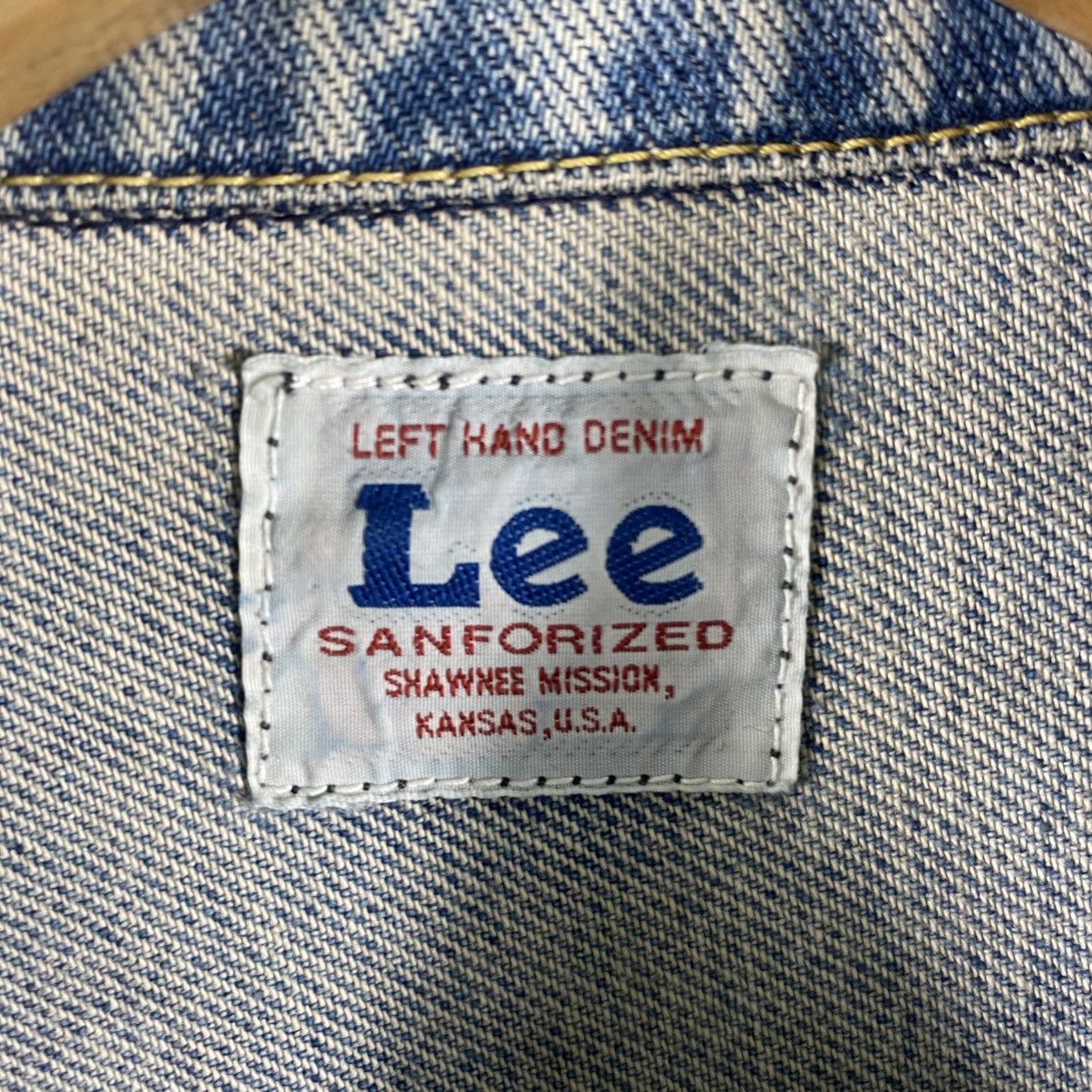Lee × Levi's Vintage Clothing × Vintage Vintage 90s Lee Cowboy Left Hand Denim Jacket Sanforized Size US M / EU 48-50 / 2 - 10 Thumbnail