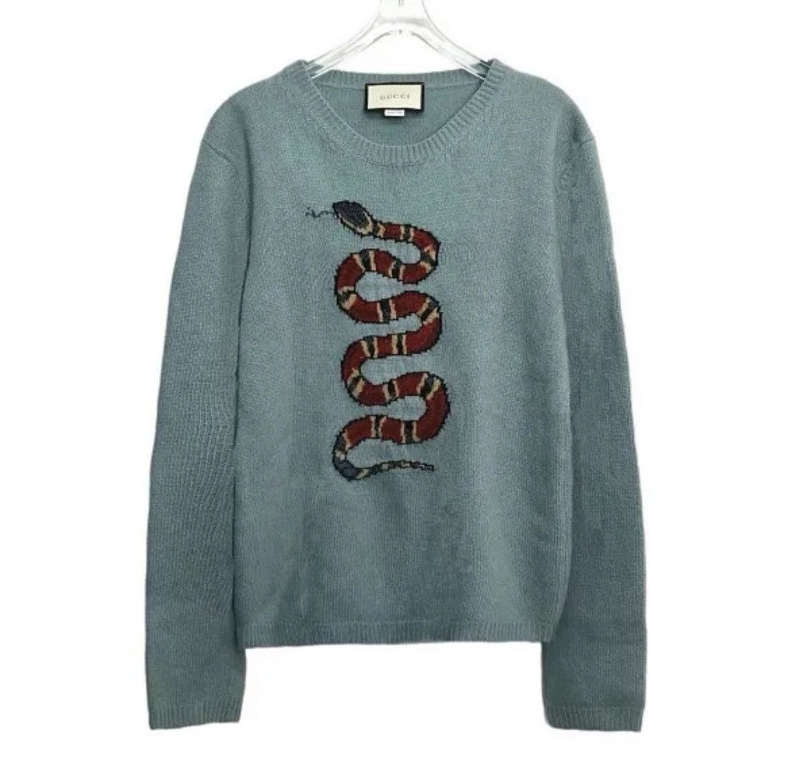 Gucci gucci coral snake long sleeve sweater wxx Size US L / EU 52-54 / 3 - 1 Thumbnail
