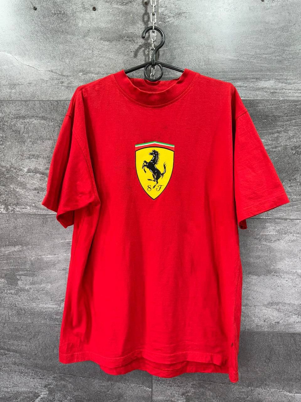Vintage Vintage Ferrari T-Shirt Mens Red Centr Logo Racing 1998 Size US M / EU 48-50 / 2 - 1 Thumbnail