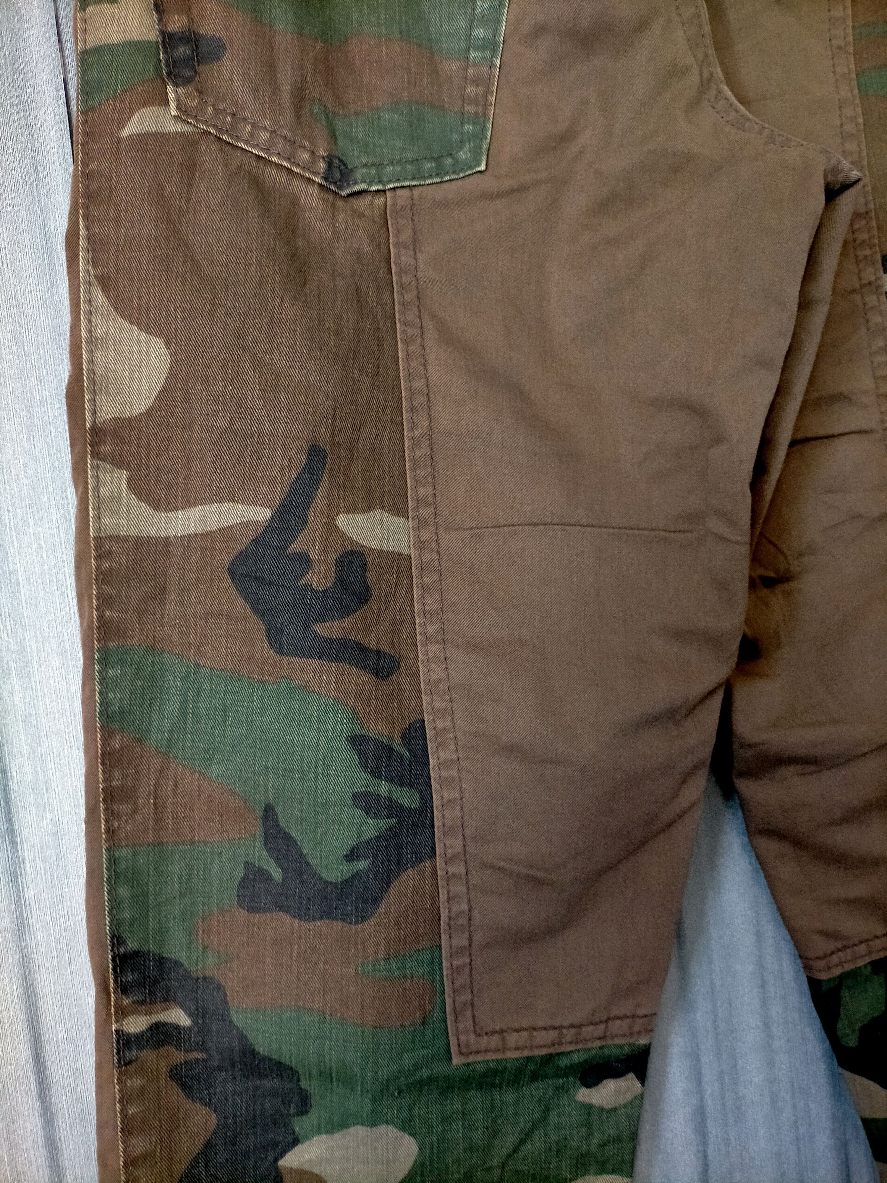 Final Home ⚡Rare Final Home Camo Patchwork Trouser Pants Size US 29 - 8 Thumbnail