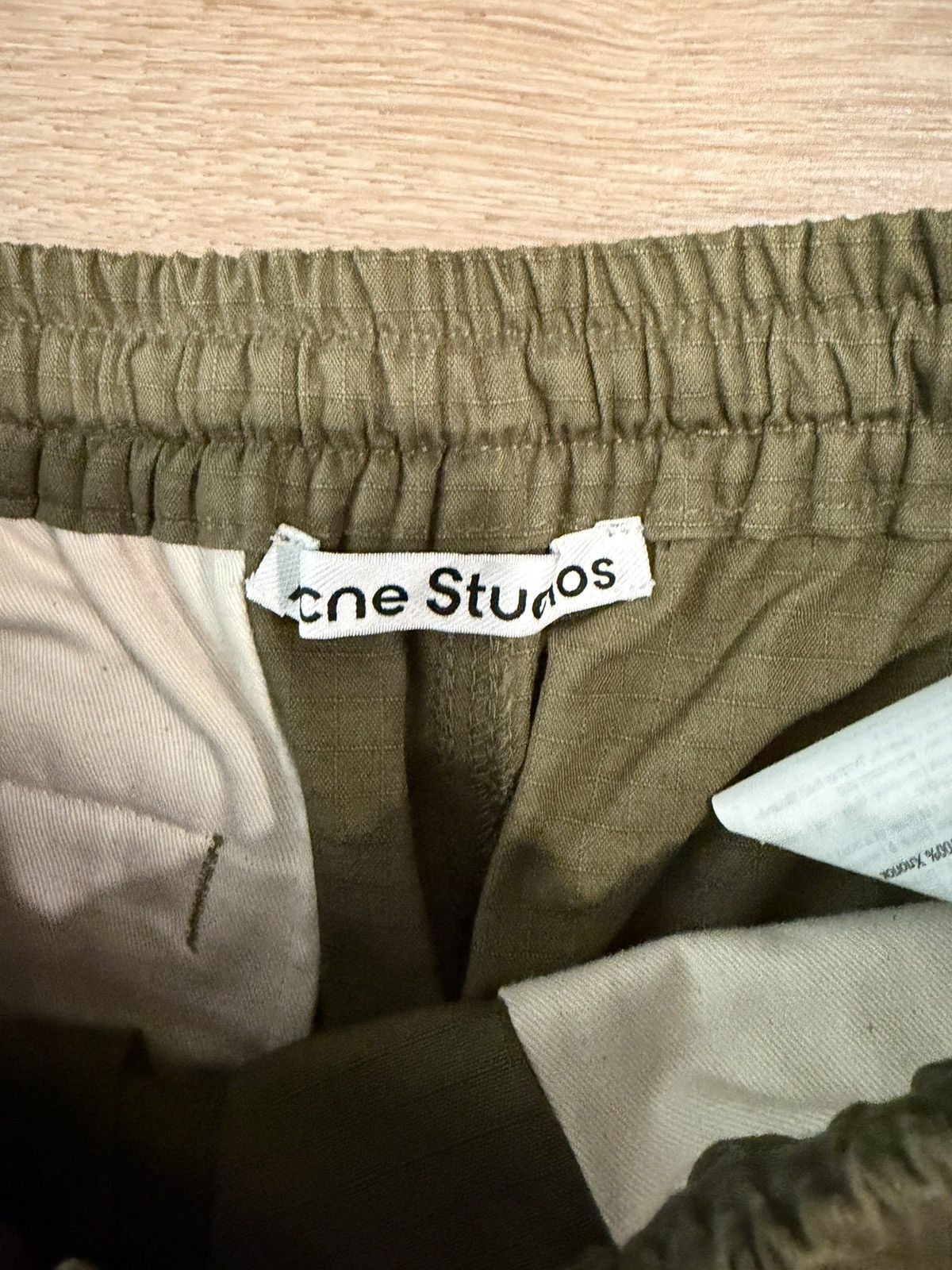 Acne Studios Acne Studios Cargo Trousers Olive Green FN-MN-TROU000844 Size US 32 / EU 48 - 3 Thumbnail
