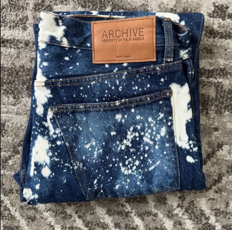 Palm Angels Palm Angels Galaxy Dye Slim Fit Jeans Size US 34 / EU 50 - 1 Thumbnail