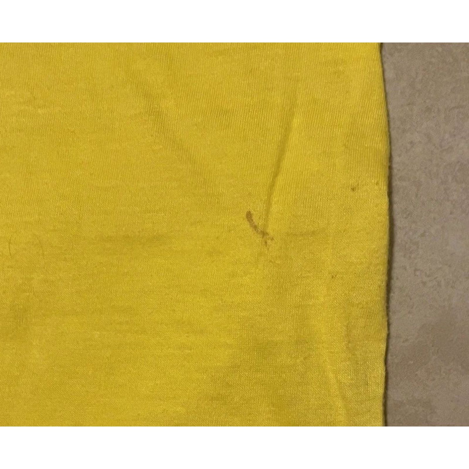 Vintage VINTAGE Shawnee Triathalon Shirt S Kansas City Gym Track PE College Grunge USA 80s 90s Vintage Grunge Shirt Mens S Yellow Size US S / EU 44-46 / 1 - 6 Thumbnail