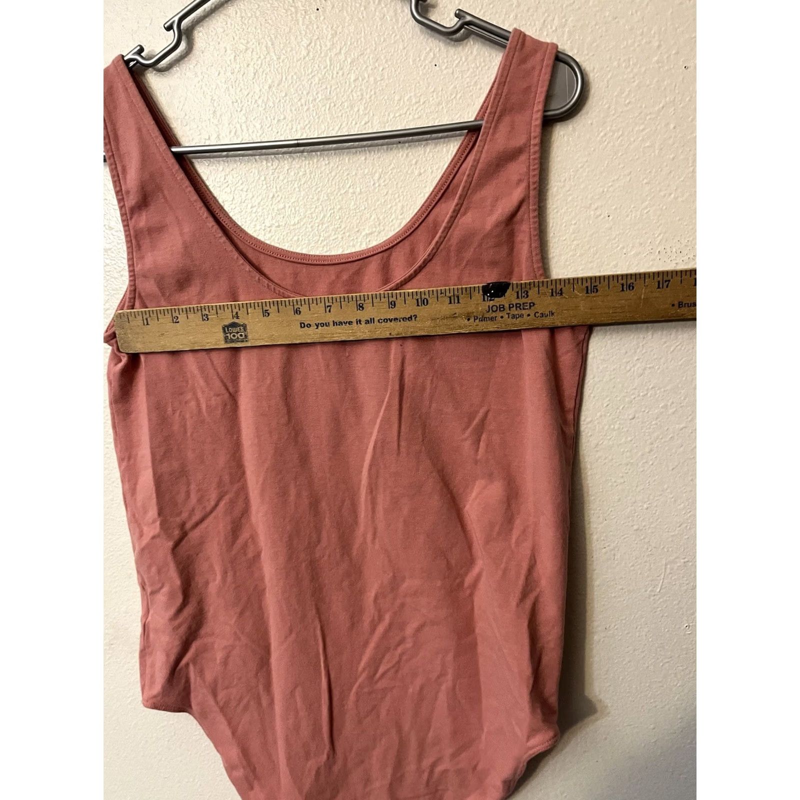 Gap Gap Pink Tank Top Bodysuit Women L Snap Button Scoop Neck Sleeveless Cotton Blend Knit Casual Basic Regular Size L / US 10 / IT 46 - 4 Thumbnail