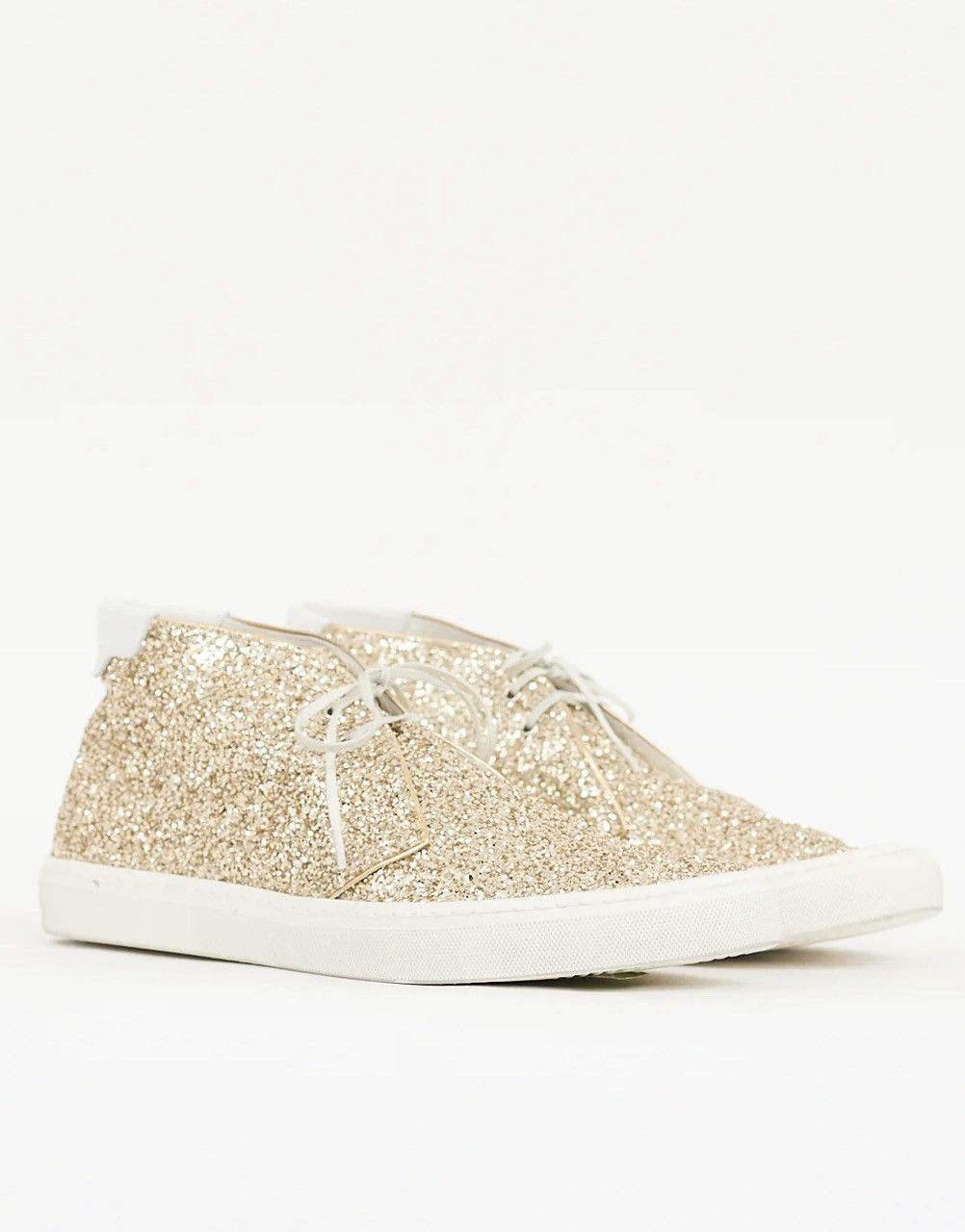 Saint Laurent Paris Ace Glitter Hi-top Sneakers Size US 9 / EU 42 - 1 Thumbnail