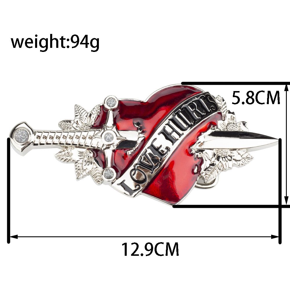 Designer Dark Vintage Belt Riveted Belts Menswear Accessories Size ONE SIZE - 2 Thumbnail