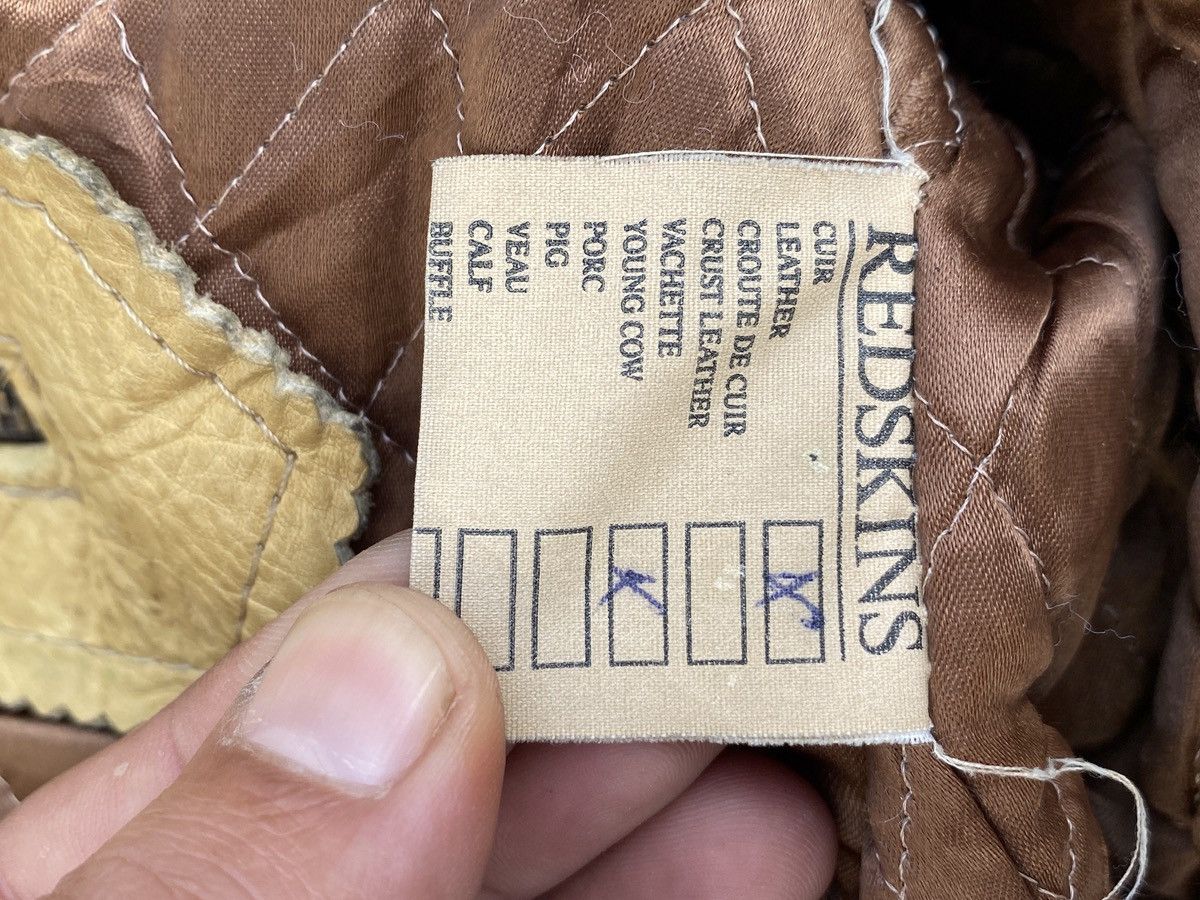 Avirex Vintage Redskins Leather Jacket Size US XXL / EU 58 / 5 - 13 Thumbnail