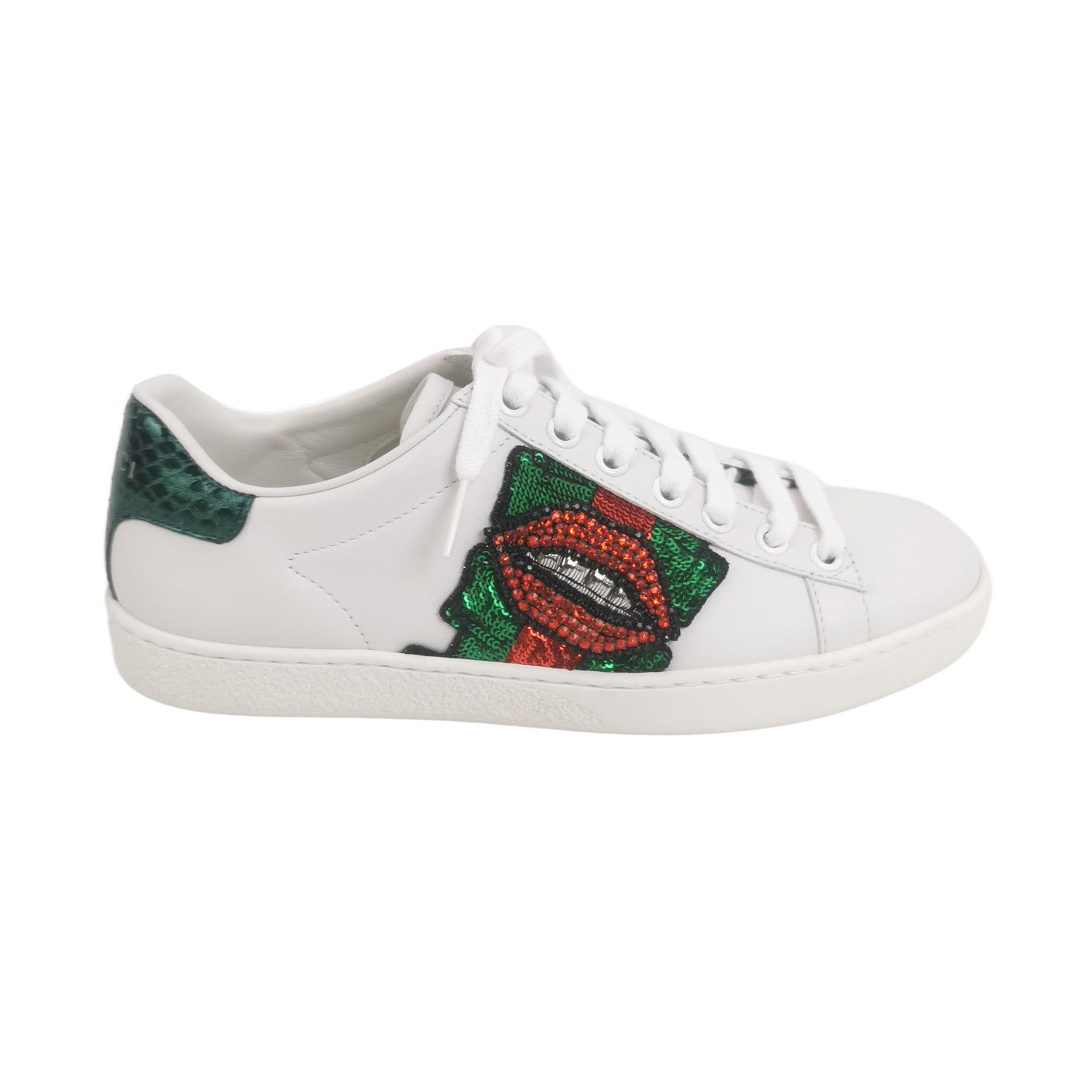 Gucci Gucci Women 5 Lowtop Sneakers Size US 5 / IT 35 - 1 Thumbnail