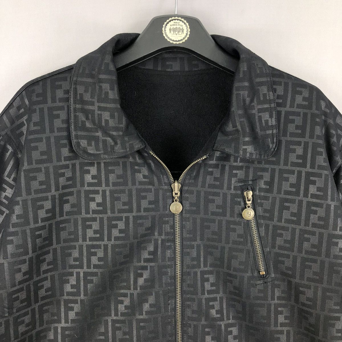 Fendi Vintage 90's Fendi Zucca Monogram Reversible Jacket Size US XL / EU 56 / 4 - 14 Thumbnail