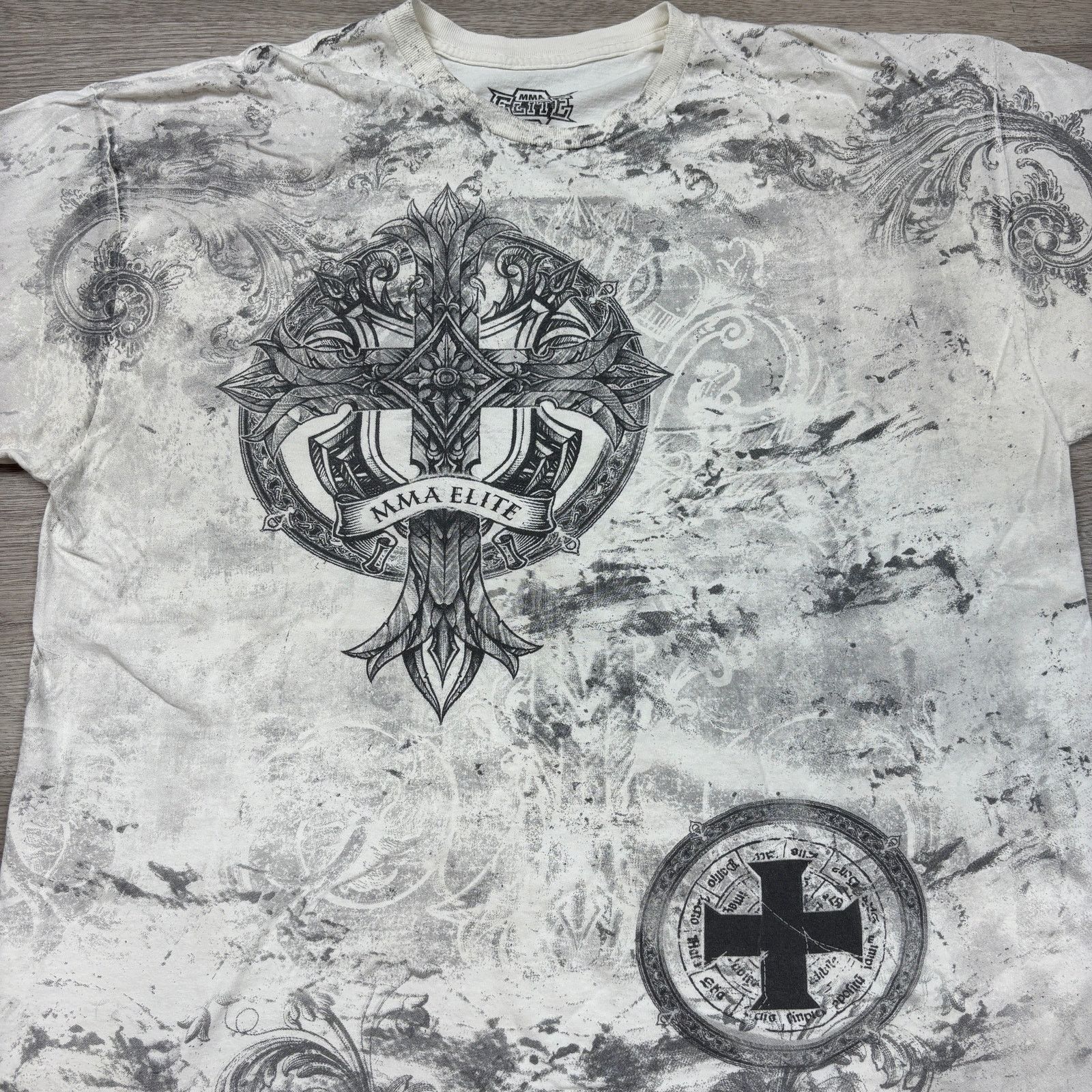 UFC MMA Elite Cross AOP Short Sleeve Shirt Men's 2XL Y2K Grunge Size US XXL / EU 58 / 5 - 2 Thumbnail