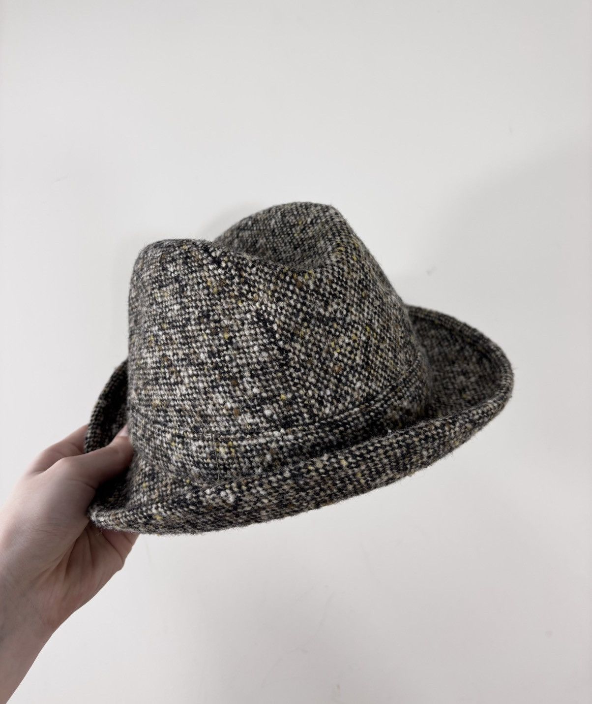Other Moessmer Barbetti Bologna Wool Tweed Trilby Fedora Hat Size ONE SIZE - 2 Thumbnail