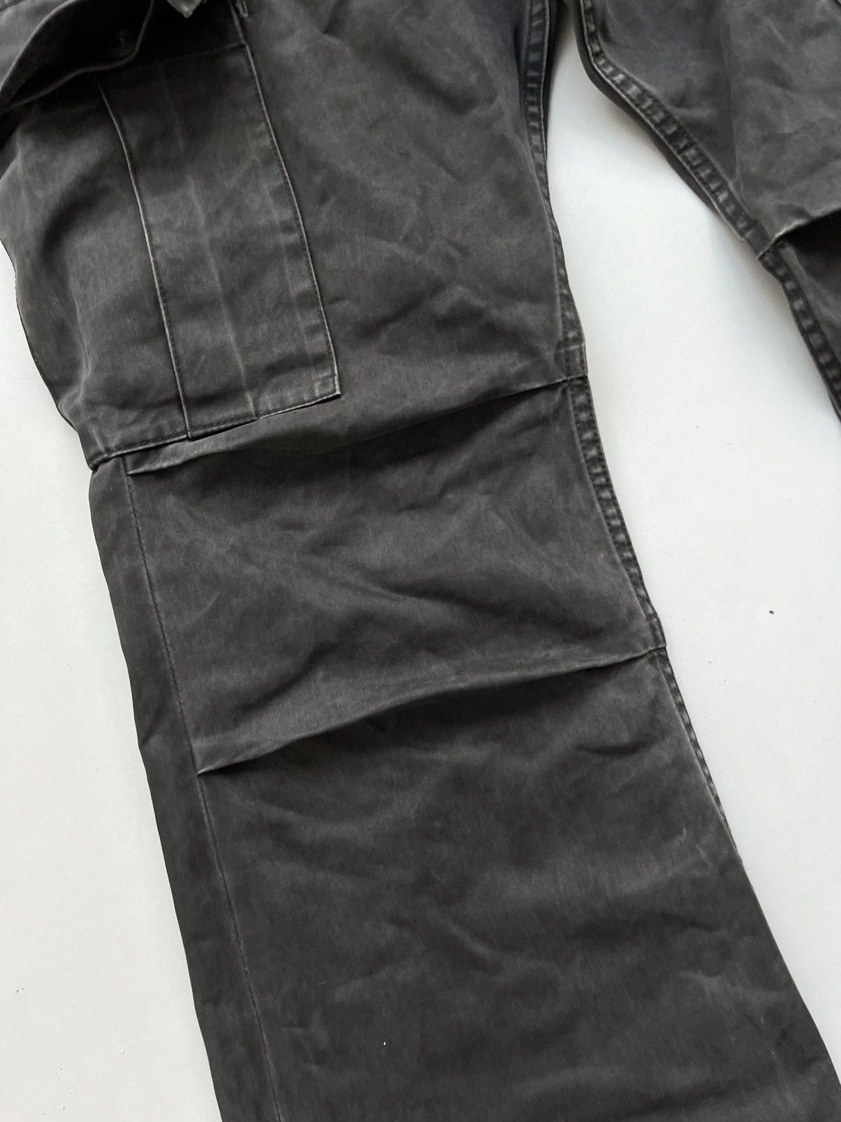 Attachment 🔥Attachment Kazuyuki Kumagai Heavy Twill Canvas Flared Pants Size US 30 / EU 46 - 8 Thumbnail