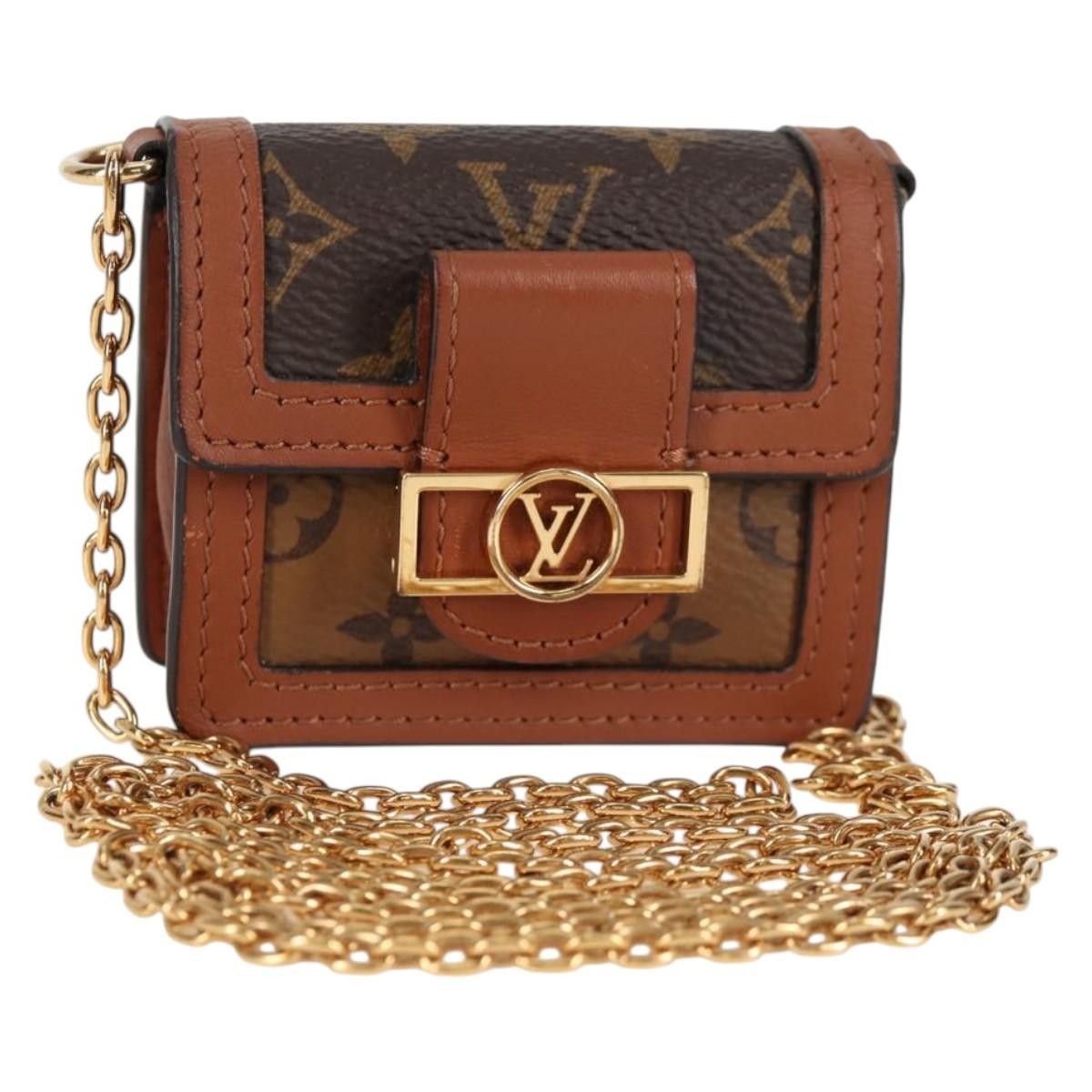Louis Vuitton Louis Vuitton Dauphine Chain Wallet Reverse Monogram Canvas Size ONE SIZE - 1 Thumbnail
