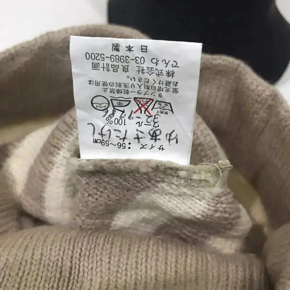 Japanese Brand Japanese Brand Stripe Beanie Hat Size ONE SIZE - 5 Thumbnail