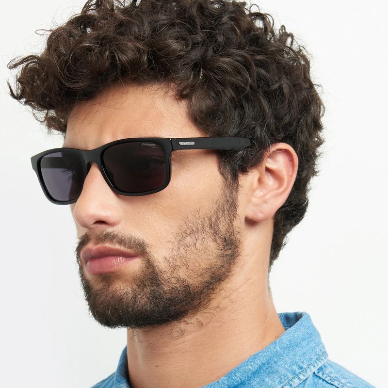 Carrera CARRERA 299/S 0003 M9 Sunglasses Black Rectangle Frame Size ONE SIZE - 2 Thumbnail