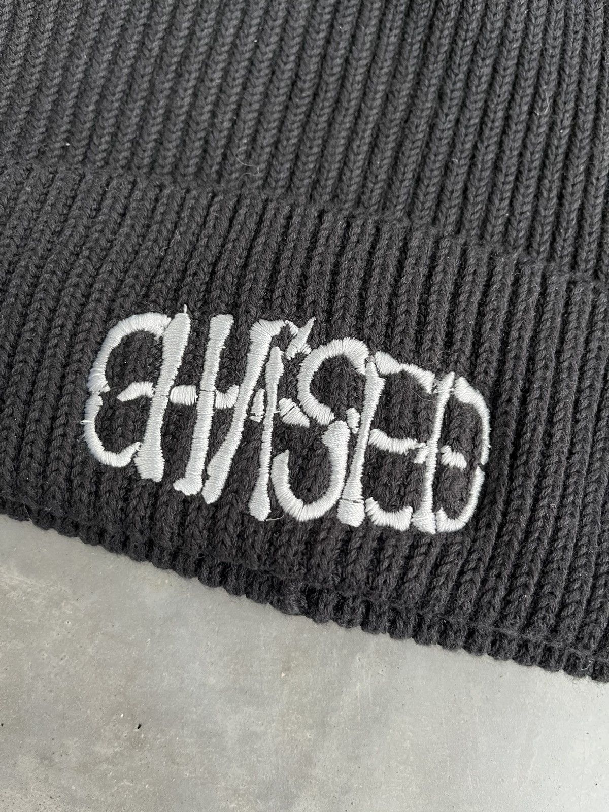 Other Black Knit Beanie with Embroidered Logo Size ONE SIZE - 2 Thumbnail