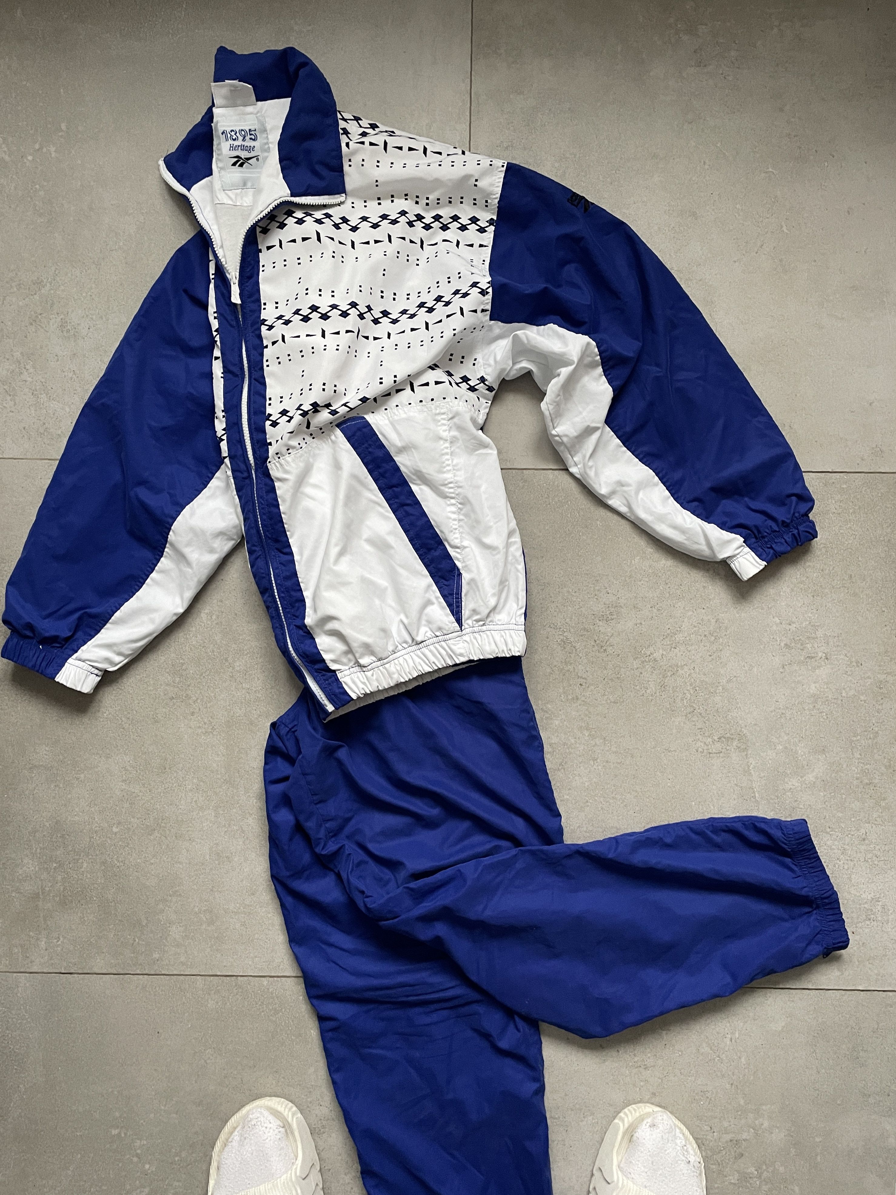 Reebok VINTAGE 90S REEBOK BLOKECORE NYLON TRACKSUIT Size US XL / EU 56 / 4 - 1 Thumbnail