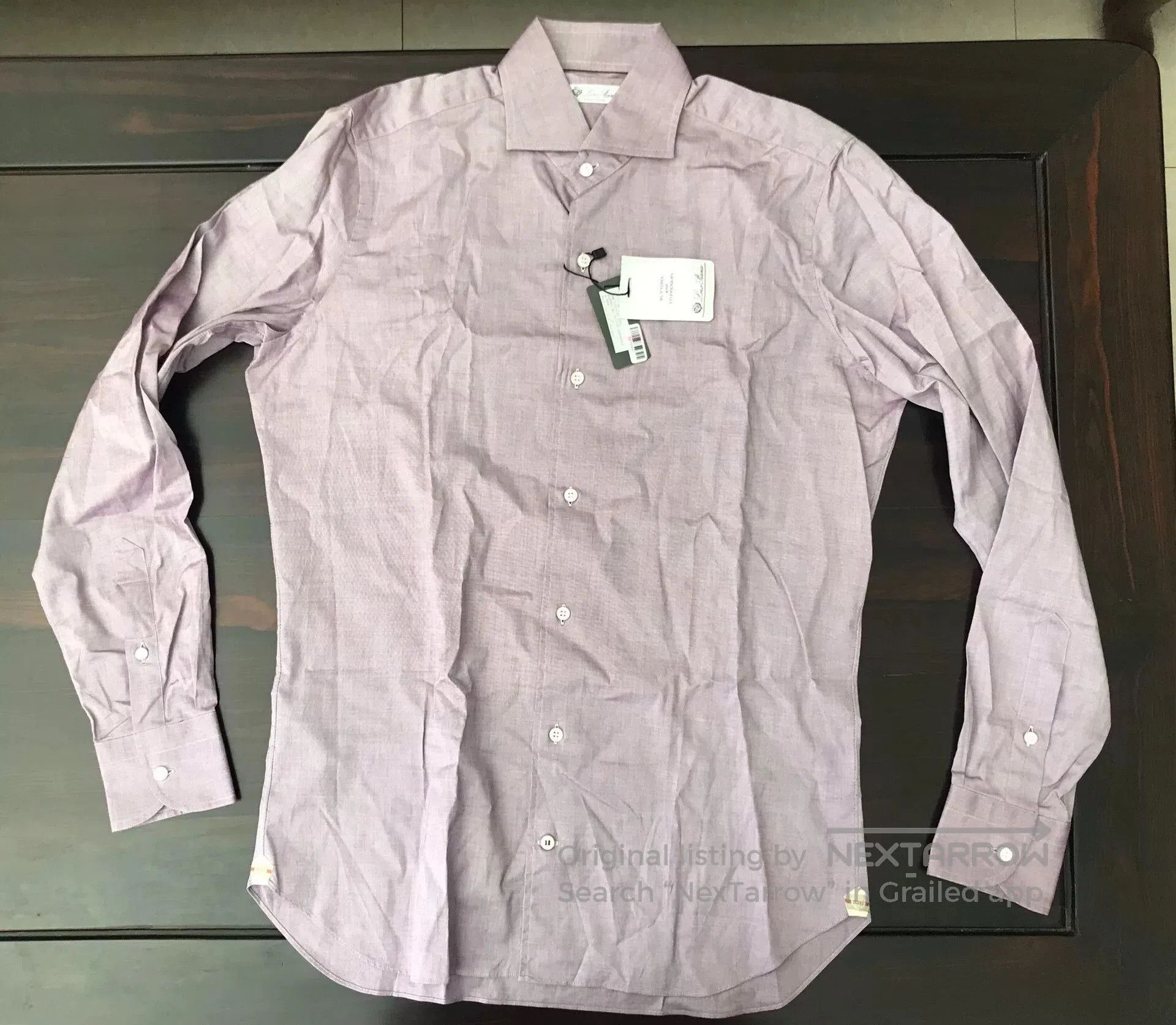 Loro Piana Loro Piana Long Sleeve Dress Shirt. Size US M / EU 48-50 / 2 - 2 Thumbnail