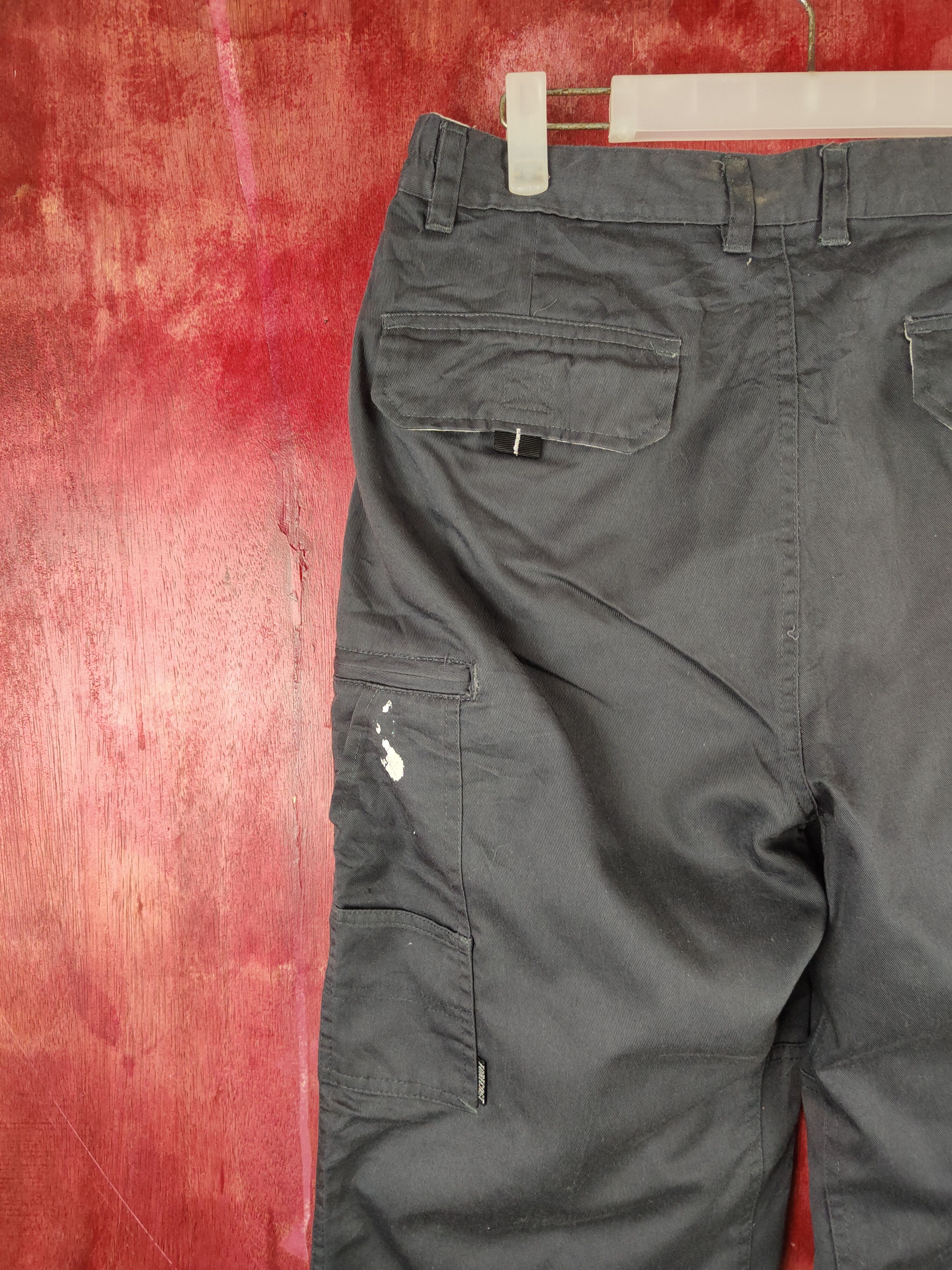 Japanese Brand Forecast Dark Blue Multipocket Tactical Cargo Pants #S1316 Size US 31 - 8 Thumbnail