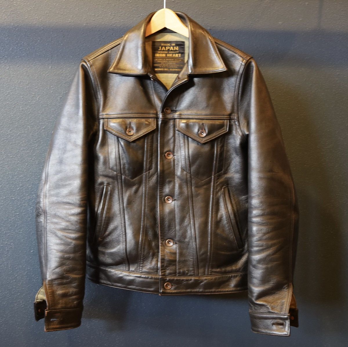 Iron Heart Japanese Horsehide Modified Type III Jacket | Grailed