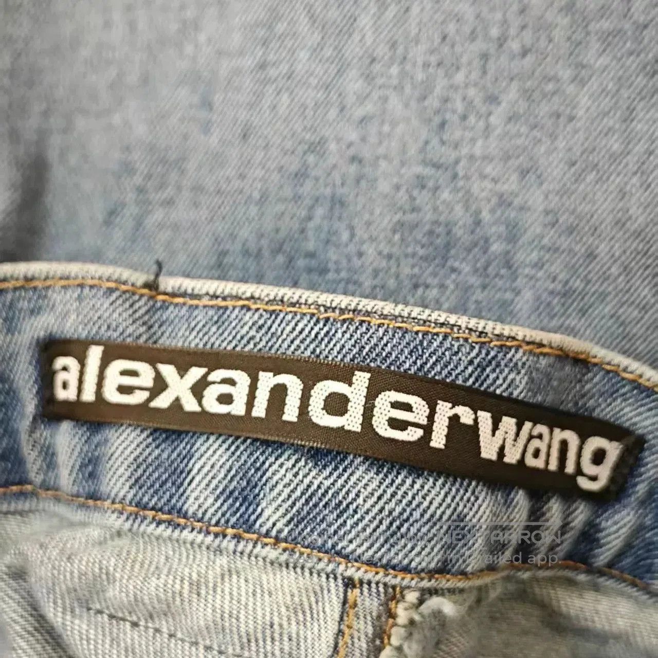 Japanese Brand Alexanderwang Light Blue Jeans. Size 26" / US 2 / IT 38 - 4 Thumbnail