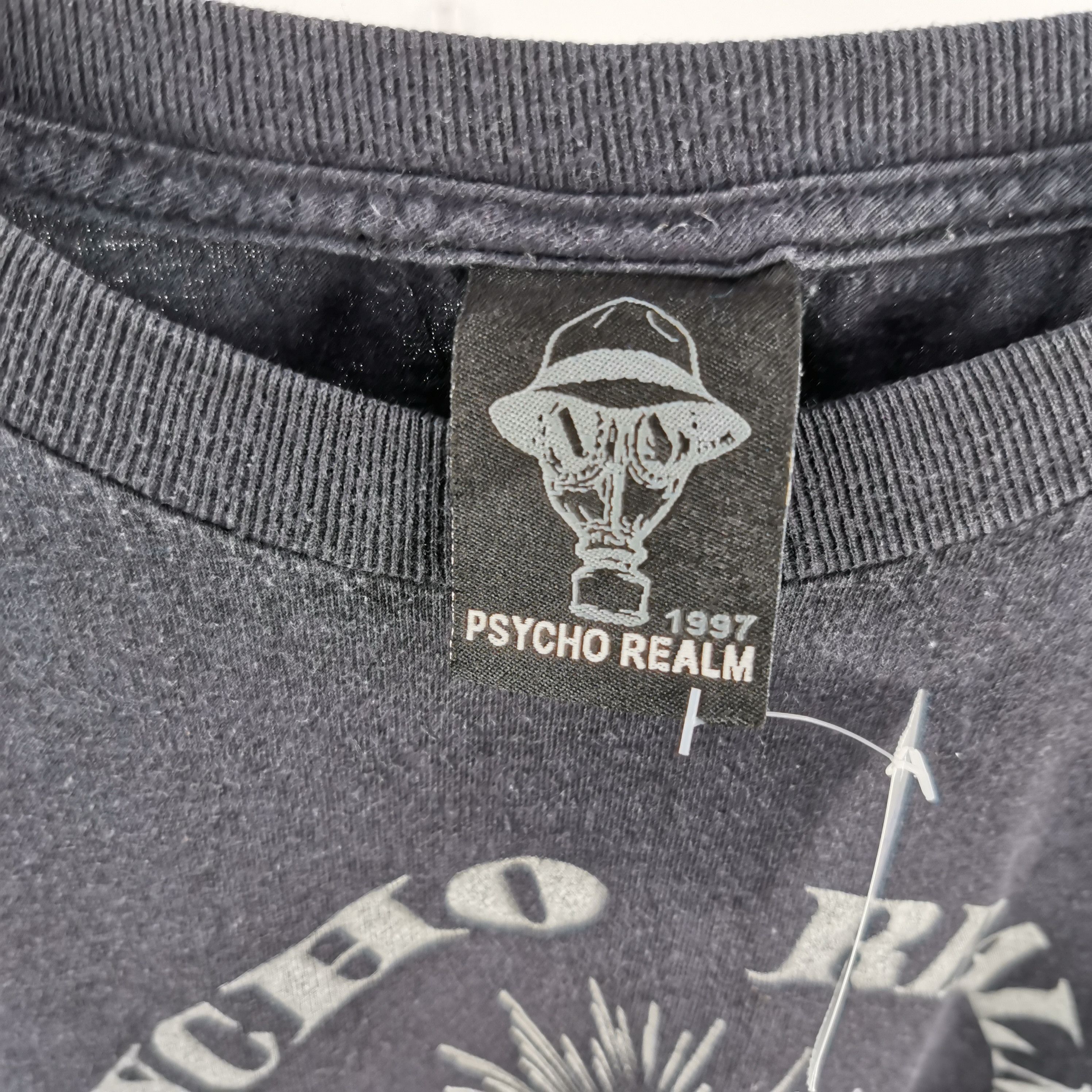 Vintage Vintage Psycho Realm T-Shirt Freemason Yeezus Style Tee Size US XXL / EU 58 / 5 - 5 Thumbnail