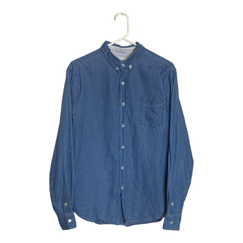 Barque Barque men blue polka dots button casual shirt size M Size US M / EU 48-50 / 2 - 1 Thumbnail