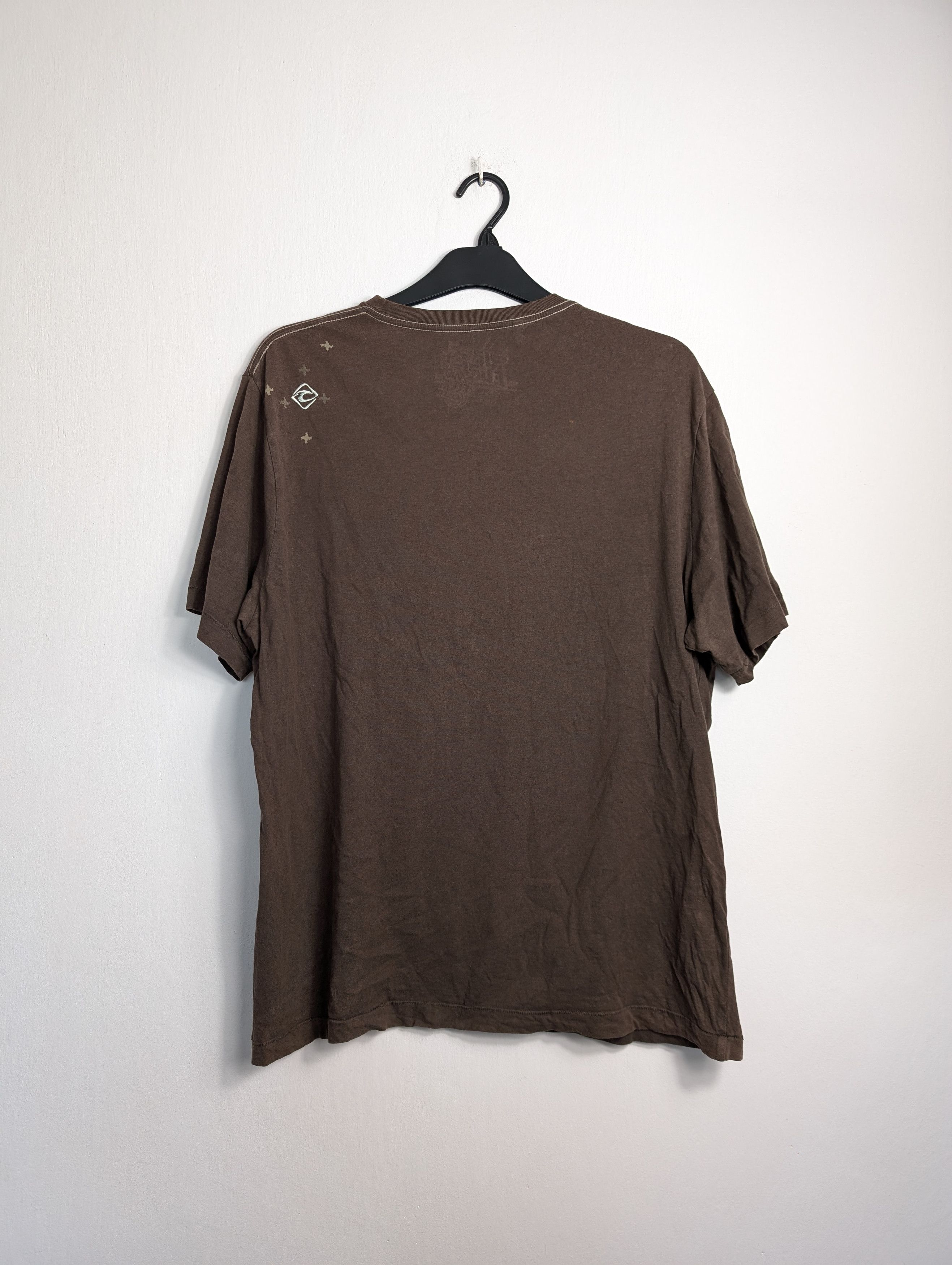 Rip Curl Vintage Rip Curl T-shirt Brown Y2K Surf Skate Graphic Print Size US XL / EU 56 / 4 - 3 Thumbnail
