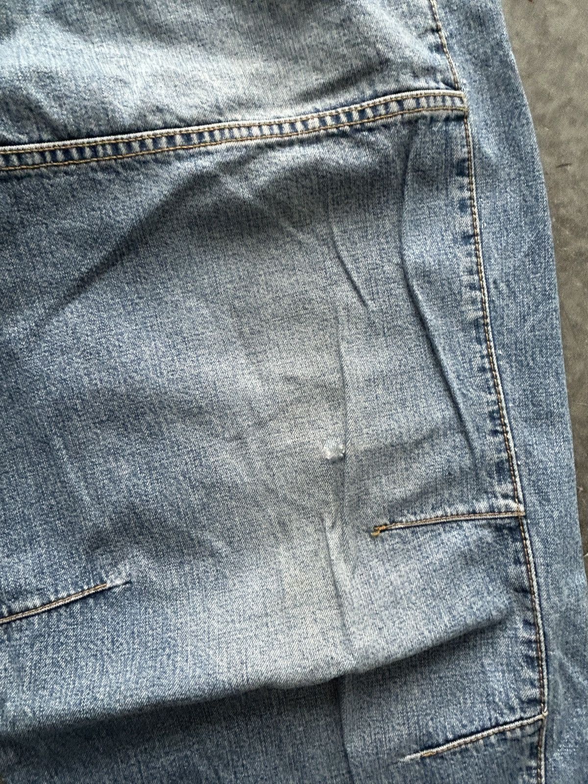 Arizona Jean Co. Vintage Y2K Baggy Utility Denim Jeans 34x34 Skater Style Size US 34 / EU 50 - 4 Thumbnail