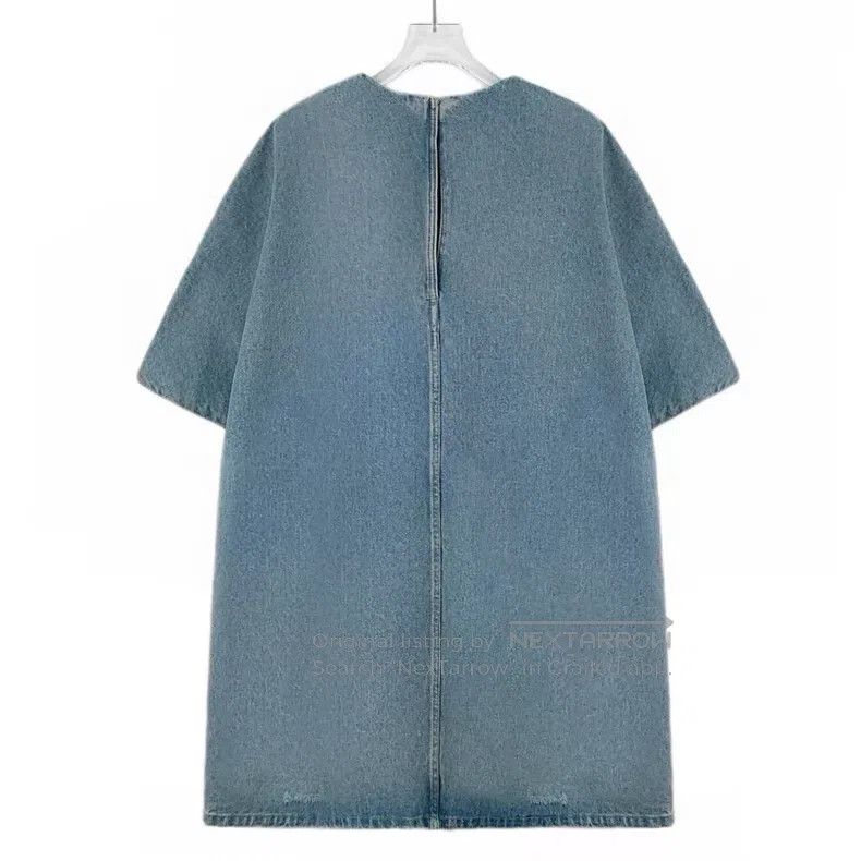 Prada Prada Light blue triangle cotton round-neck short-sleeved Size XXS / US 00 / IT 34 - 2 Thumbnail