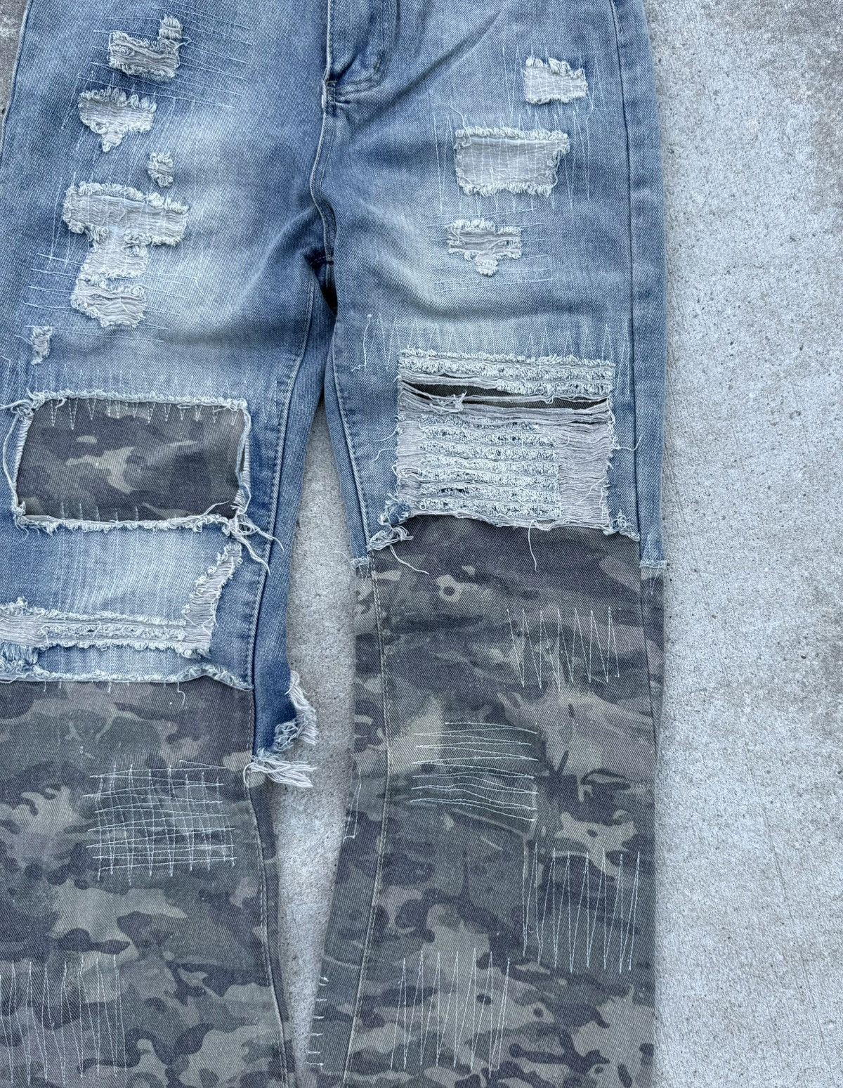 Vintage Vintage Y2K avantgarde streetwear affliction opium jeans Size US 30 / EU 46 - 6 Thumbnail