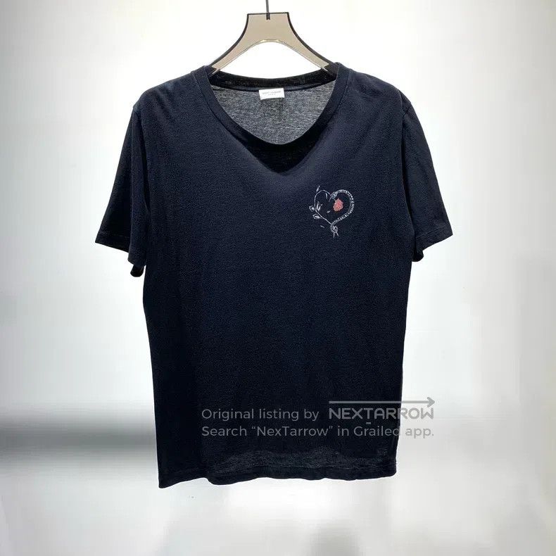 Saint Laurent Paris Saint Laurent Paris Classic Men's T-Shirt Size US M / EU 48-50 / 2 - 2 Thumbnail