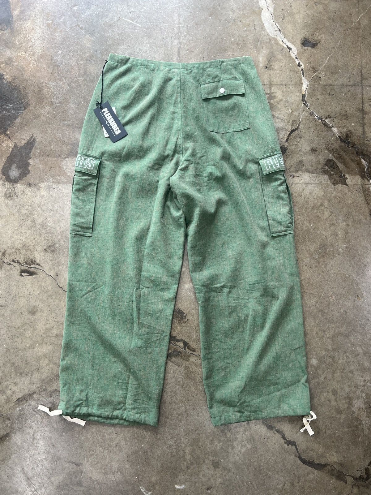 Pleasures Pleasures Visitor Wide Cargo Green Large Size US 34 / EU 50 - 4 Thumbnail