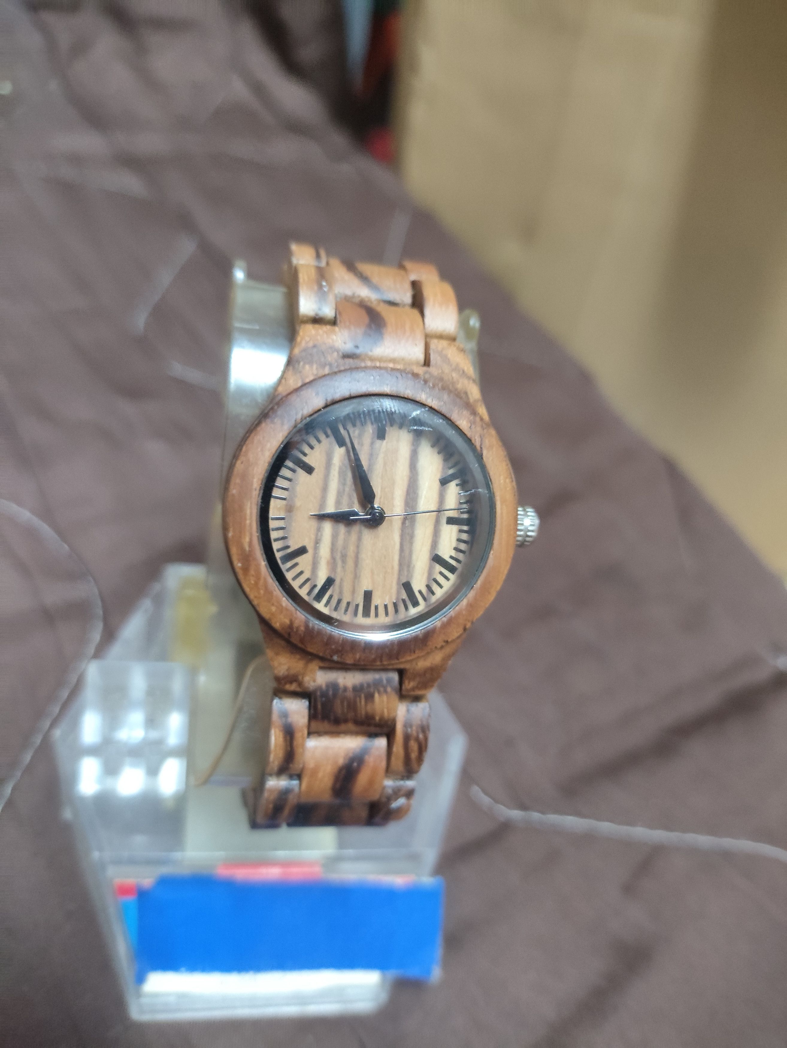 Vintage Retro Vintage FULLY Wood Watch Material (Handmade Design) Size ONE SIZE - 5 Thumbnail