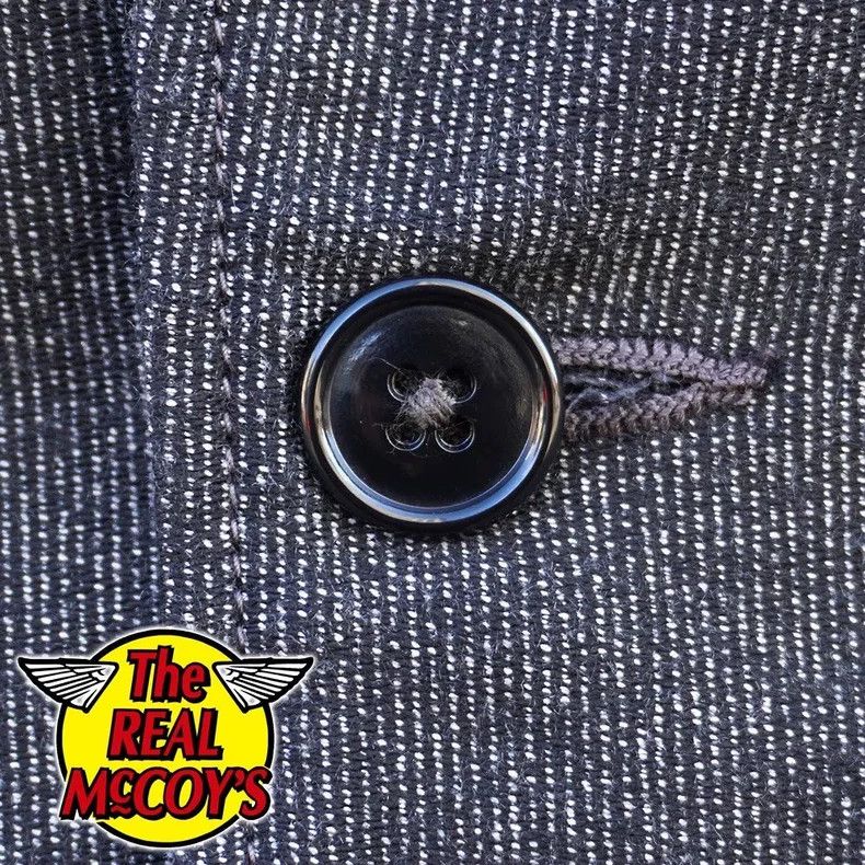 The Real McCoy's The Real McCoy Size 38Discharge Striped MOLESKIN Pepper and Size US M / EU 48-50 / 2 - 5 Thumbnail