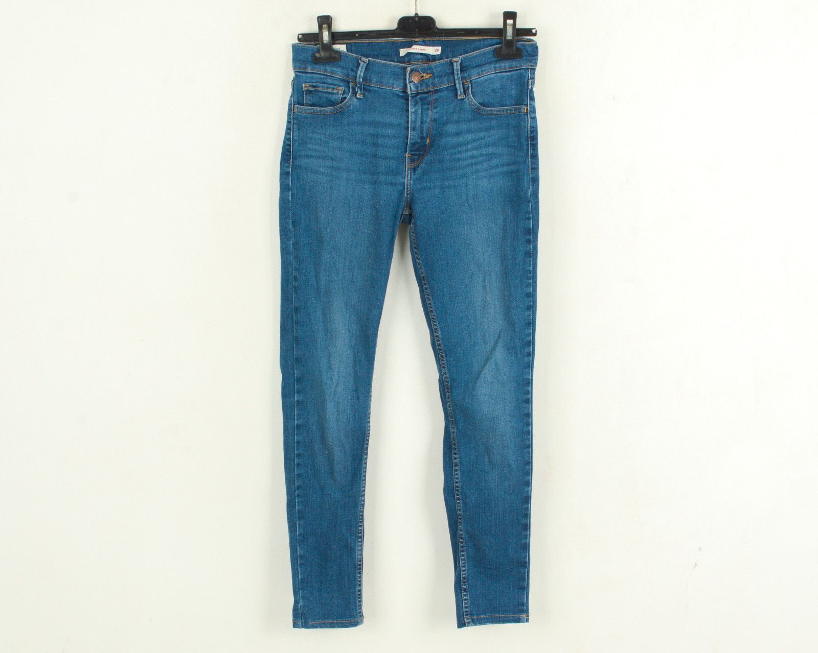 Levi's BIG E 710 Super Skinny Women W29 L30 Pants Jeans Trousers Size 29" - 1 Thumbnail