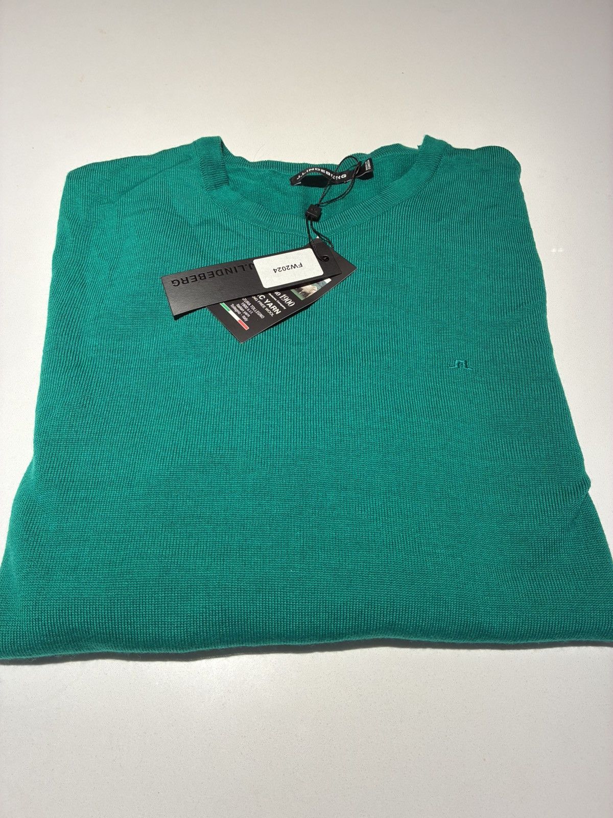 J.Lindeberg J lindeberg keane new merino wool sweater golf green medium Size US M / EU 48-50 / 2 - 2 Thumbnail