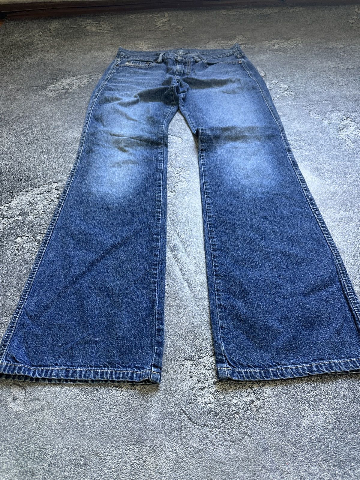 Diesel Vintage Diesel Womens Bootcut Western Wash Jeans Size 31 Size 31" - 3 Thumbnail